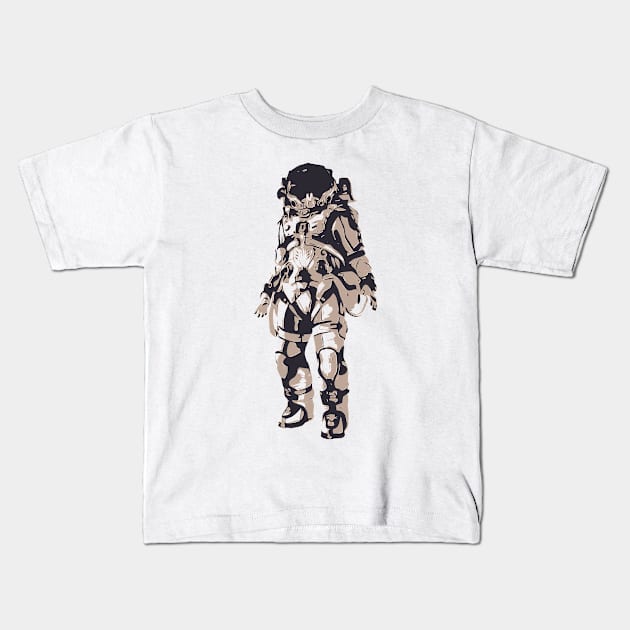 Astronaut Space Concept Fantasy Artsy Style Kids T-Shirt by sorashop